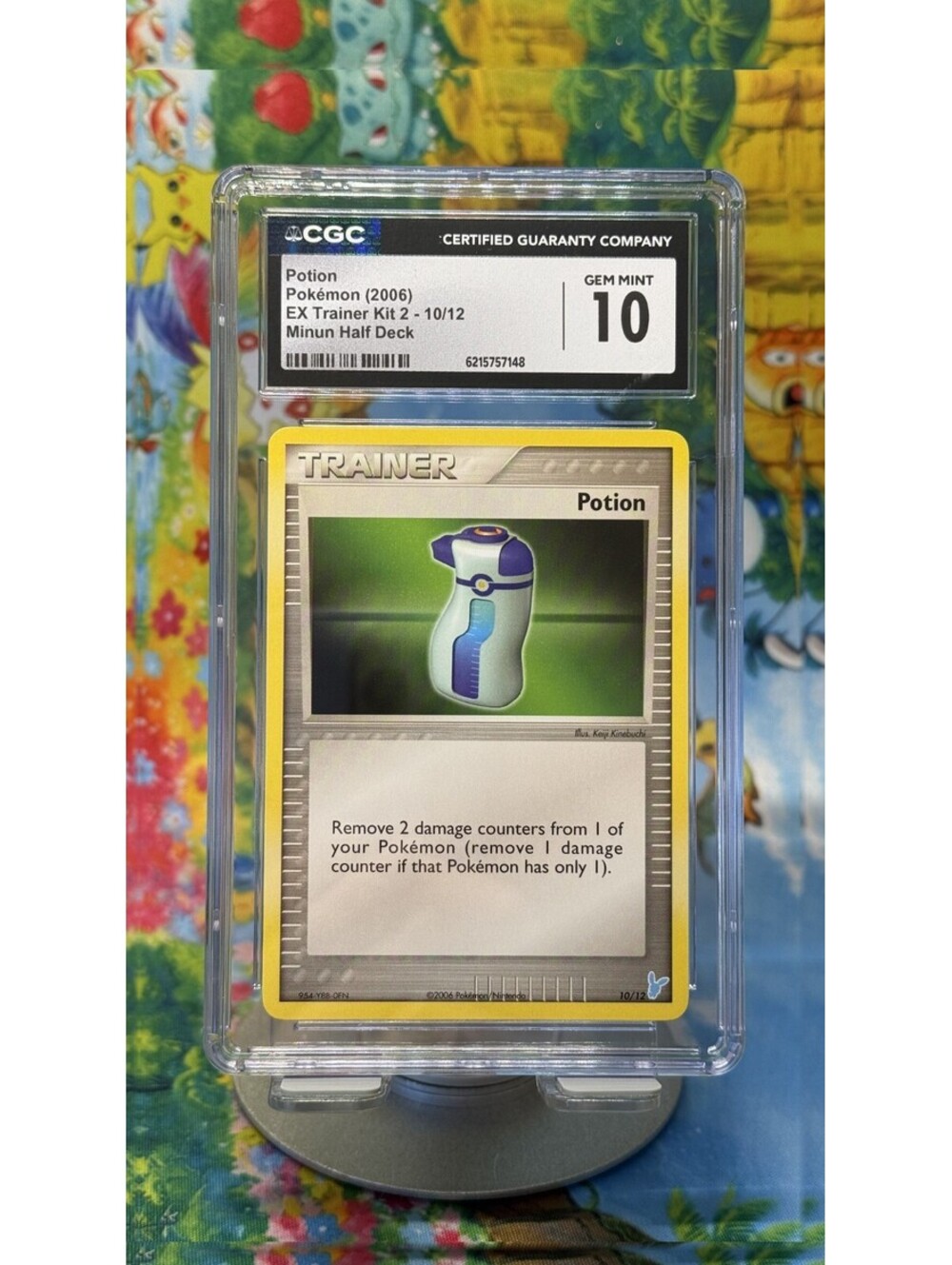 Potion Pokémon EX Trainer Kit 2 10/12 2006 CGC 10